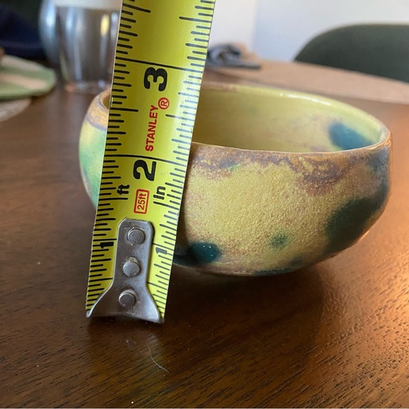 Vintage Handcrafted Ceramic Pottery Bowl - Picture 5 of 5